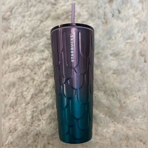 Starbucks Iridescent Tumbler with Straw